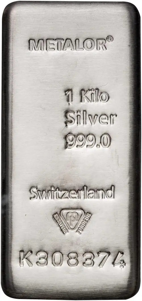 1 Kg Silver Bar, £1,300
