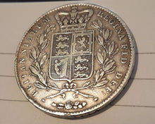 將圖片載入圖庫檢視器 Queen Victoria 1844 Silver Crown Coin, £85
