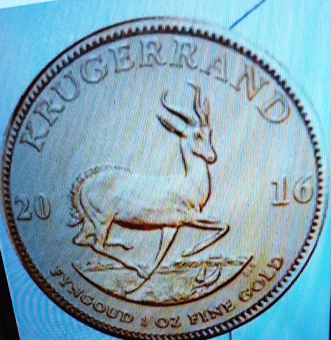 1 Oz Gold Krugerrand Coins, £2,500